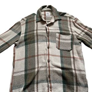 Zara Knit button up shirt